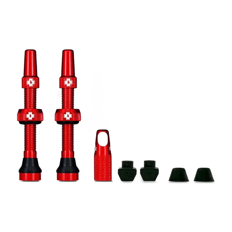 Muc-Off Tubeless Valve Kit - 44mm - Red