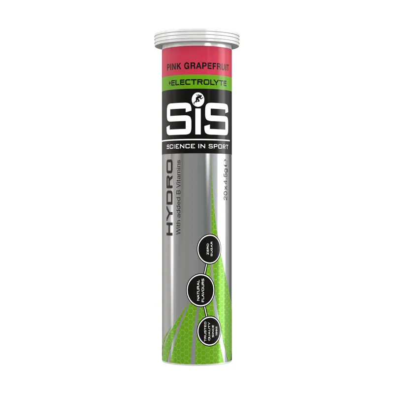SIS GO Hydro Tablets - Pink Grapefruit - Tube of 20
