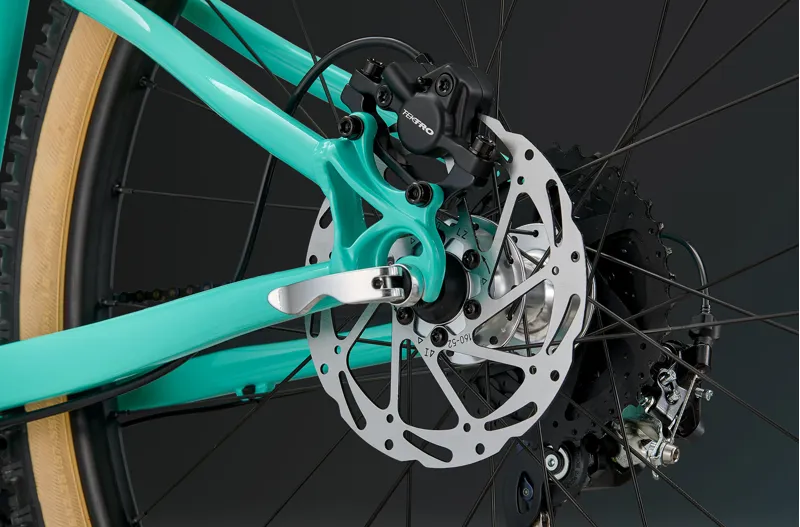 Whyte Secta 26 Hardtail Junior Mountain Bike in Aqua with Coral Orange-6