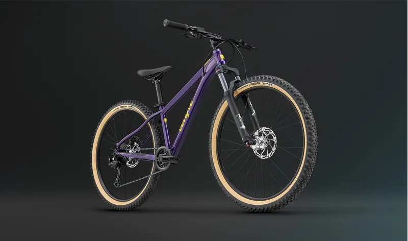Whyte Secta 26 Hardtail Junior Mountain Bike in Purple with Yellow-6