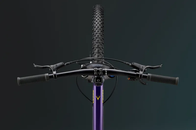 Whyte Secta 26 Hardtail Junior Mountain Bike in Purple with Yellow-10