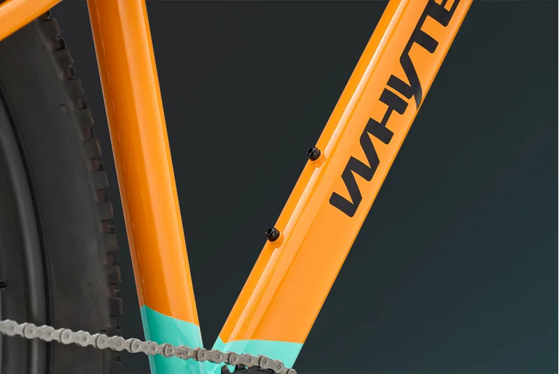 Whyte Secta S Hardtail Mountain Bike in Gloss Coral Orange-3