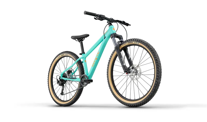 Whyte Secta 26 Hardtail Junior Mountain Bike in Aqua with Coral Orange-1