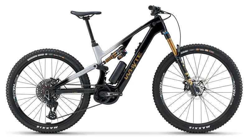 Whyte Elyte Evo Stag Works V2 Electric Bike in Gloss Silver with Black
