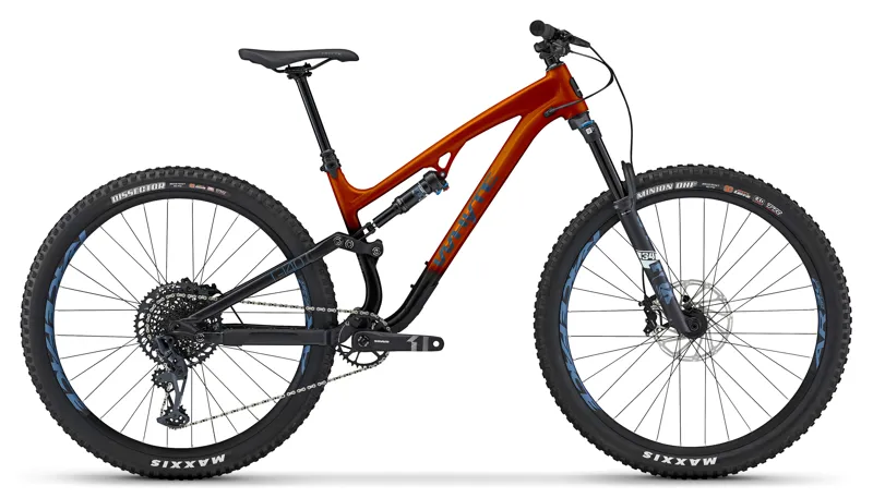 Whyte T-140 RS V3 Trail Full Suspension Mountain Bike in Tiger Orange